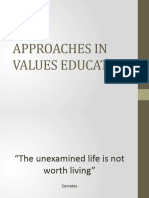 Approaches in Values Education