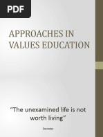 Approaches in Values Education