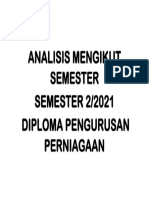 Analisis Mengikut Semester