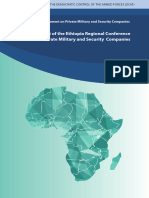 Report Ethiopia Regional Conference On Pmscs 2015 Final
