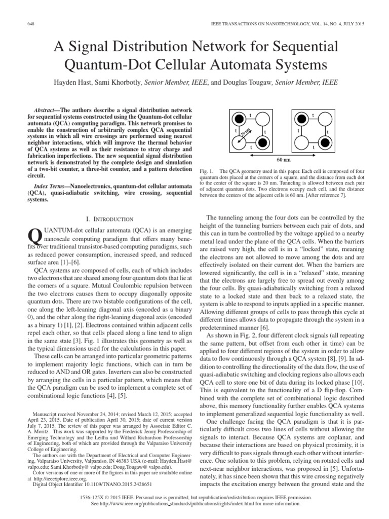 Signal Distribution Network For Sequential PDF Logic Gate 
