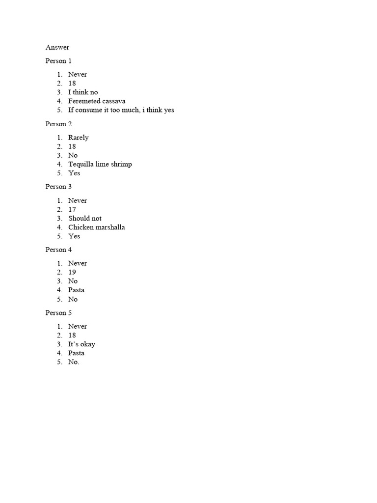 Answer Me | PDF