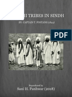 Baloch Tribes in Sindh - April 1844