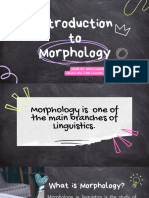 Morphology Ppt1