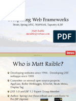 Matt Raible - Comparing Web Frameworks