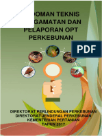 Buku Pedoman Teknis Pengamatan Dan Peloparan OPT Perkebunan