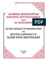 Aziz Yuhanna Hrisostom Ve Buyuk Vasil El-Kayserinin Liturya-Yi Serifleri