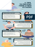 Blue Illustration Security Tips Infographic