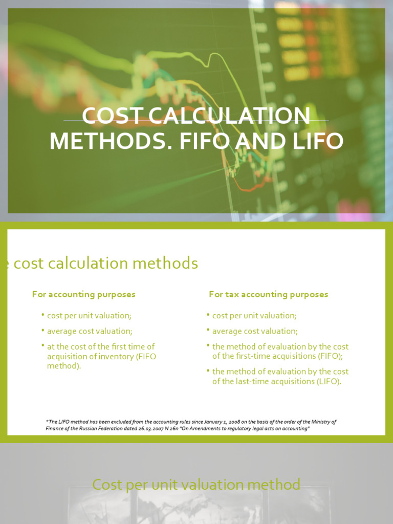 FIFO LIFO Presentation | PDF | Inventory | Economies
