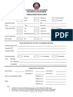 Vehicle Requisition Form