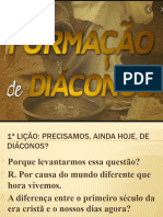 A Formação Dos Diáconos