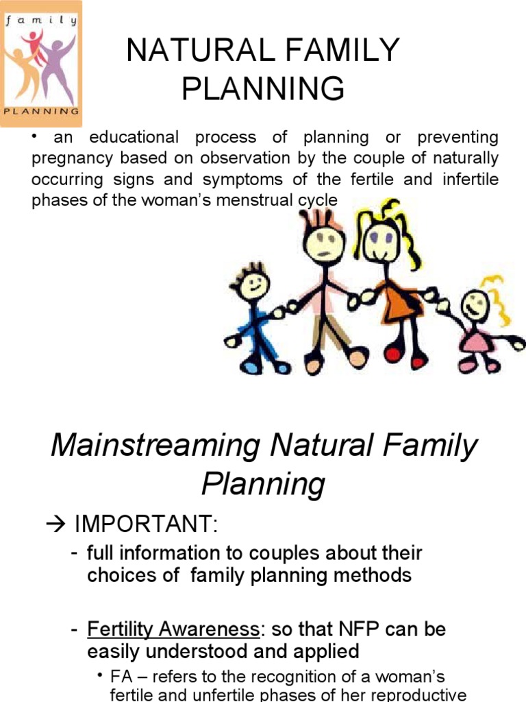research about natural family planning