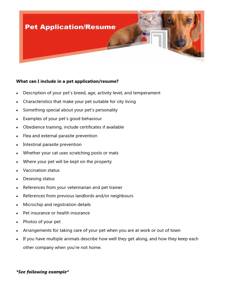 Pet Application Example PDF Pet Dogs
