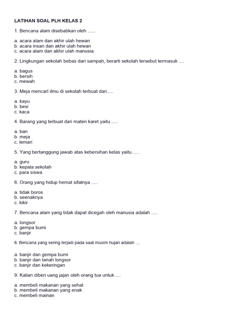 Yuk, Jadi Pahlawan Sampah! Contoh Soal Pemanfaatan Sampah Anorganik untuk Siswa Kelas 2 SD