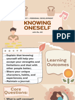 Week 1 - Knowing Oneself - Perdev