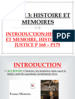 INTRODUCTION HISTOIRE ET MÉMOIRE,HISTOIRE ET JUSTICE