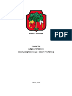 Diagnoza Sluzaca Wyznaczeniu Obszaru Zdegradowanego I Obszaru Rewitalizacji Miasto Limanowa