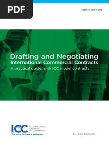 Dokumen - Pub Drafting and Negotiating International Commercial Contracts A Practical Guide With Icc Model Contracts 3nbsped 9284204100 9789284204106