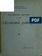 276 Introduction Generale A Letude de Leconomie Politique Leopold Leseine