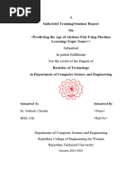 Seminar Report Format