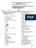 Soal PAS Bahasa Jawa Kelas 1