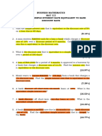 Tutorial 4D Simple Interest Rate Equivalent To Bank Discount Rate