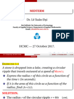 Midterm 27 10 2017 Solution