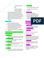 Bloom's Taxonomy and Facilinating Learning 1