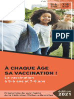 Brochure Vaccination 5 8 Ans