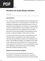 Nucleon Inc Case Study Solution