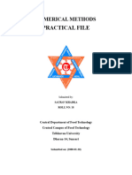 Numerical Method Full Matlab