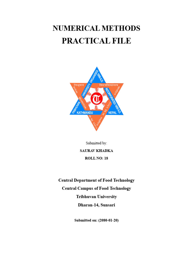 MATLAB for Food Tech Students | PDF | Nonlinear System | Mathematical ...