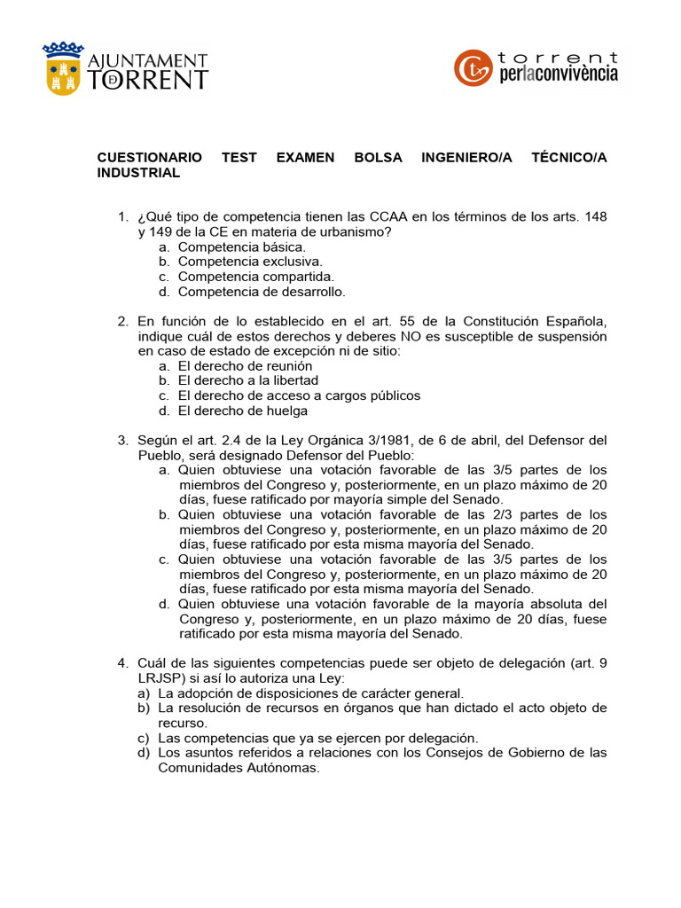 01 - Examen Test ITI | PDF