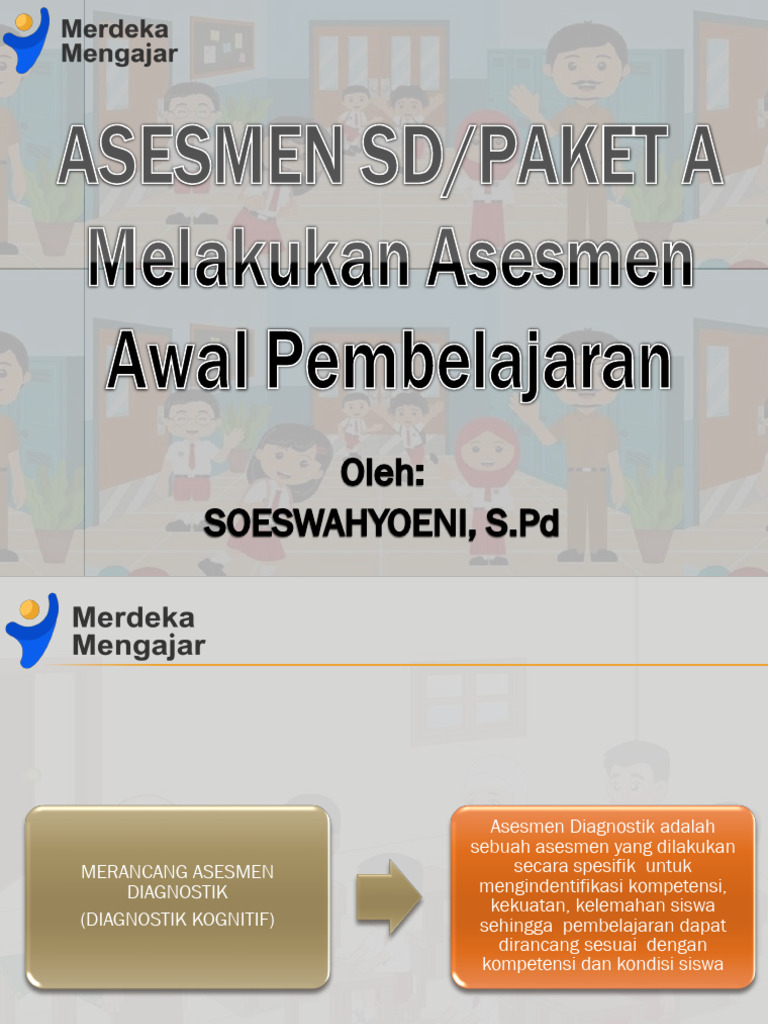 Lk aksi nyata melakukan asesmen awal pembelajaran asesmen sd paket a pdf