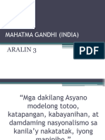9 ARALIN 3 Mahatma Gandhi (INDIA)