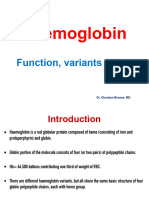 Haemoglobin - Function, Variants, Fate