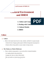 4 - Cultural Environment and IHRM