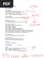 NCERT GEOGRAPHY STUDY PLAN For BPSC