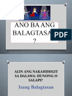 8 ARALIN 1 BALAGTASAN (Kahulugan at Elemento Nito)