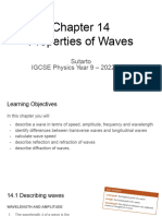 2023 IGCSE Chapter 14 Properties of Waves