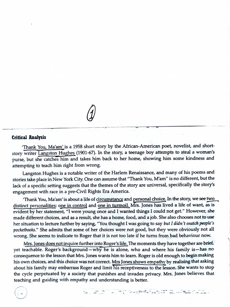 Thank you maam notes | PDF