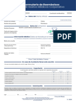 Formulario de Reclamos de Gastos Medicos Corporativo