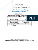 Modul p5 Suara Demokrasi SMPN 4 Marabahan Kelas 7