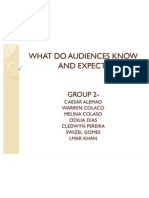 What Do Audiences Know and Expect