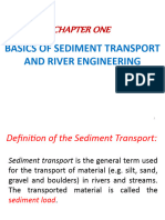 Chapter 1 - Open Channel Hydraulics Relevant To Sediment Transport Process