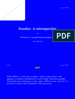 Foozles - Anatomy of A Programming Language Fad