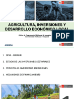 1 PPT Inversiones Públicas en La Agricultura, Por Los Tres Niveles de Gobierno