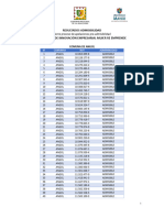 Resultados de Admisibilidad