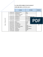 Rundown Acara PM 1