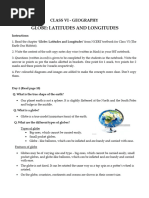 Globe Latitudes and LongitudesLPs